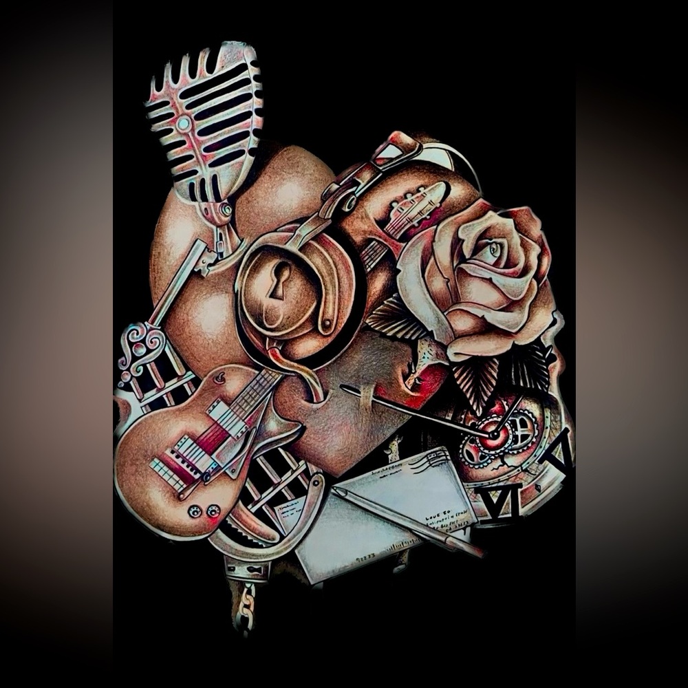 TEAR DROP MUSIC SHIRTS
OFFICIAL XOVALENTINE